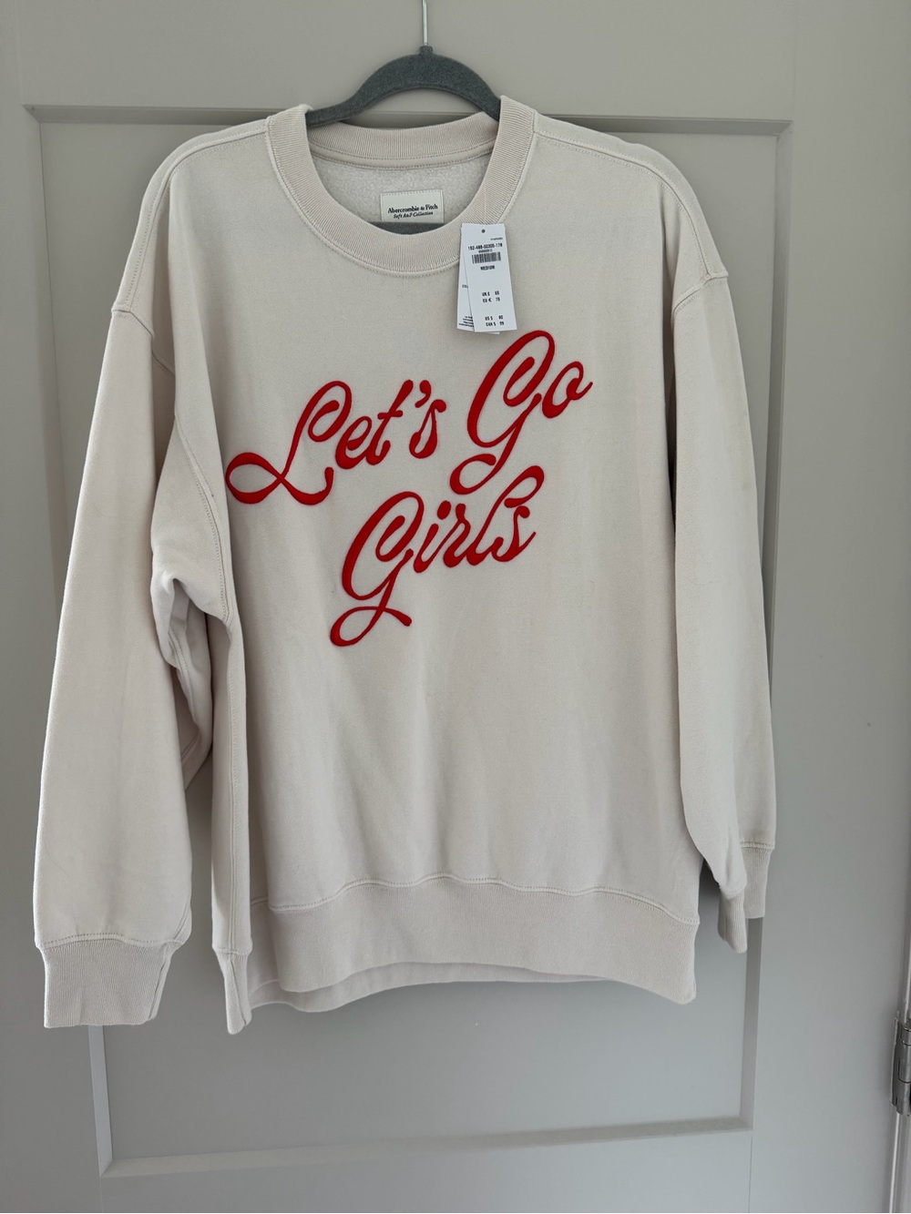 A&F Cream Sweatshirt